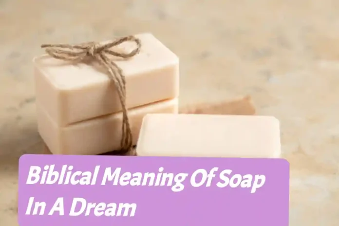 Biblical Meaning Of Soap In A Dream